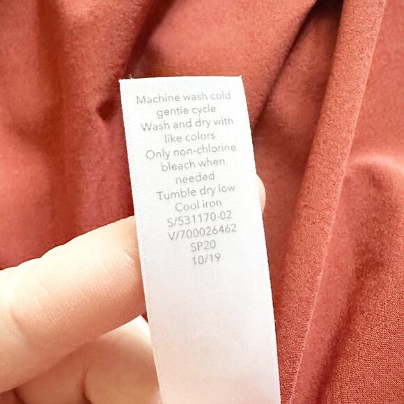 ATHLETA Winona Knit Midi Support Dress Sleeveless Russet Brown Women's Size XS - Picture 14 of 15